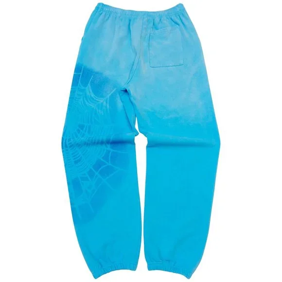 Sp5der OG Web V2 Spray Sweatpants Light BlueSpider Worldwide